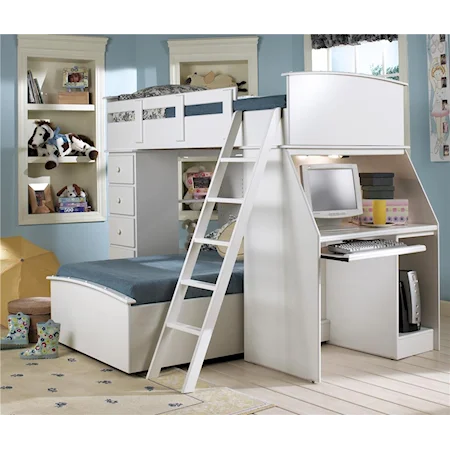 Loft Bed with Work Station